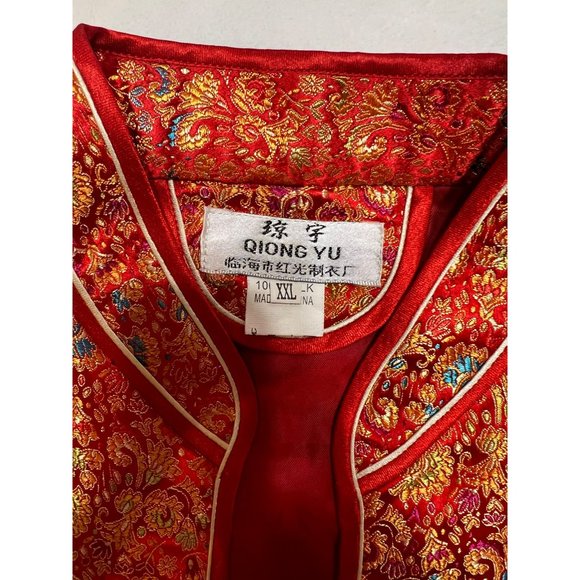 1950s Qing Yu Chinese Silk Jacket Size XL - Picture 10 of 10